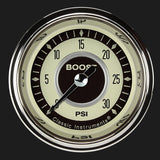 Classic Instruments Nostalgia VT 2 1/8" Boost Gauge, 30 psi - NT142SHC