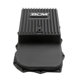B&M Hi-Tek Deep Heavy Duty Transmission Pan - ZF 845RE/850RE/8HP70/8HP75 - Black - 71395