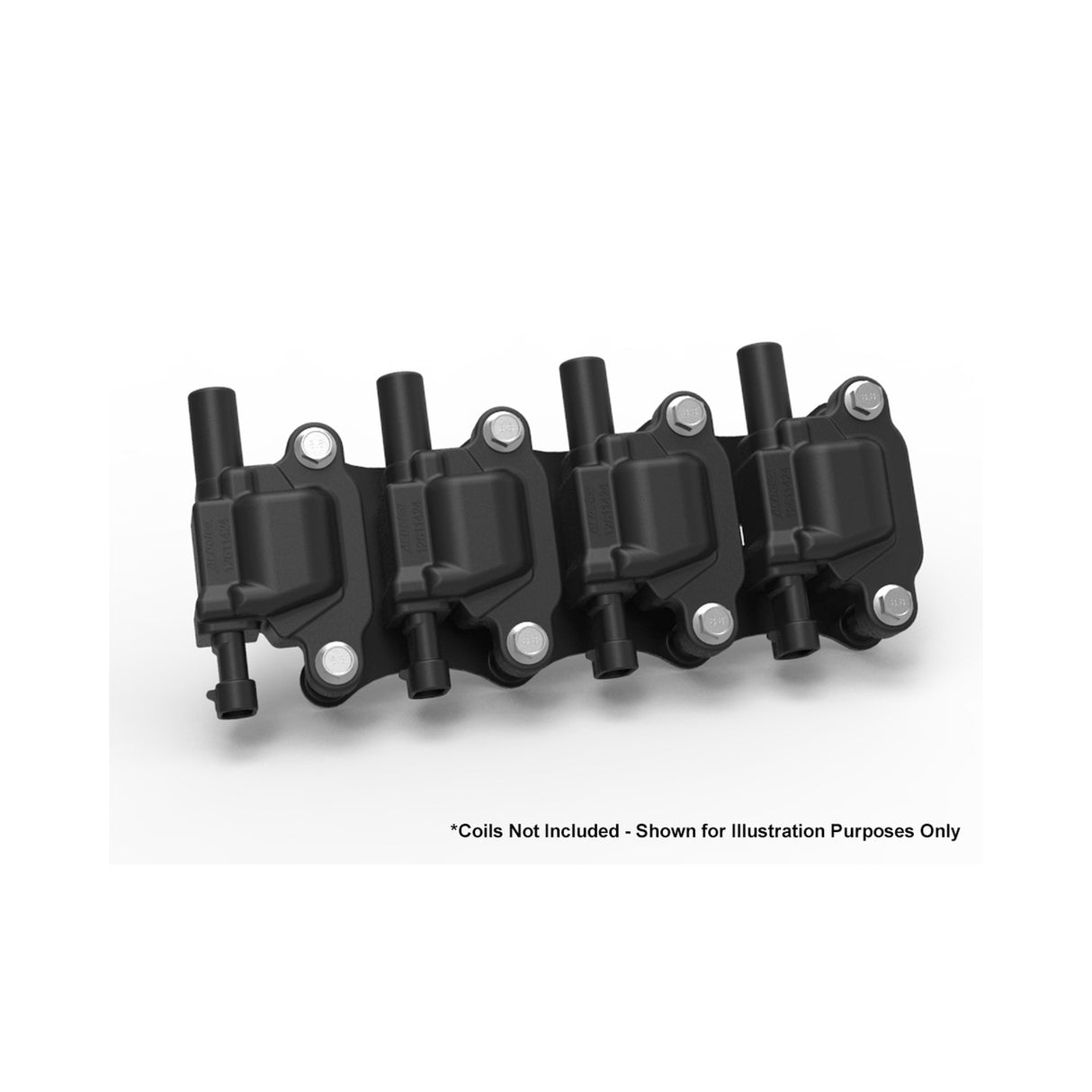 Holley 561-130 EFI Ignition Coil Remote Relocation Bracket, Black Finish, Pair