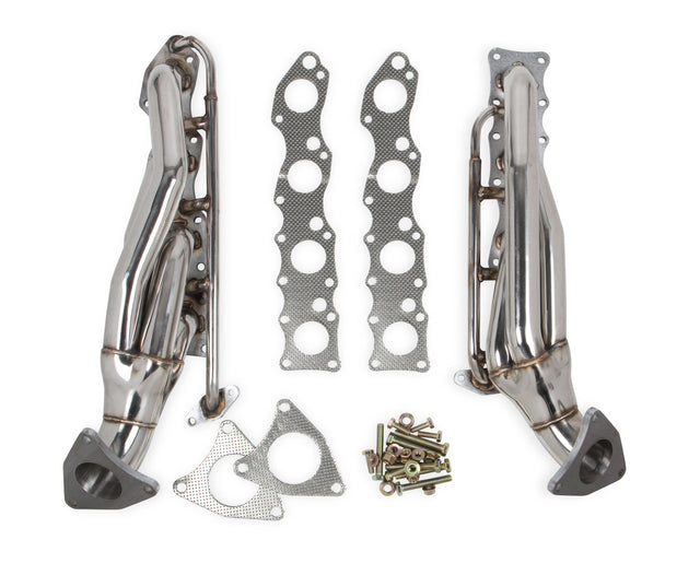 Flowtech Shorty Headers - Polished - 11147FLT