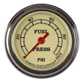 Classic Instruments Vintage 2-1/8" Fuel Pressure Gauge (100 PSI) - VT146SLF