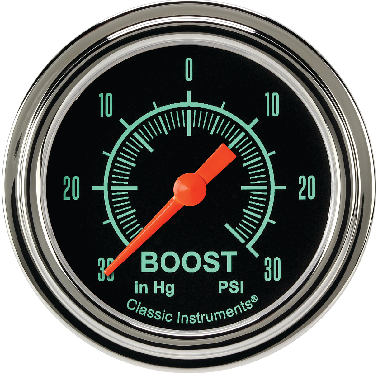 Classic Instruments G/Stock 2-5/8" Boost/Vac Gauge - GS341SLF