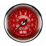 Classic Instruments V8 Red Steelie 2 1/8" Air Fuel Ratio Gauge - V8RS194SHC