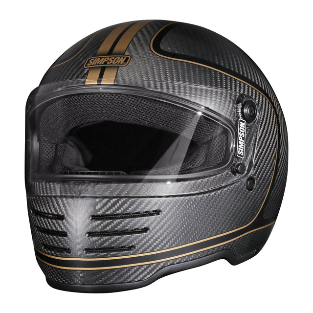 Simpson Motorcycle M62 Bandit Helmet - Hondo Carbon - Small - M62HONDOCSM