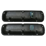 Scott Drake 289 Aluminum Valve Covers Black Powder Coat - 6A582-289