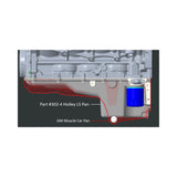 Holley 302-4BK GM LS Swap Oil Pan - 4WD / Truck / Off-Road - Black