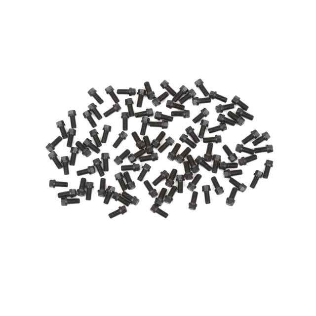 Mr Gasket Header Bolts - 3/8-16 x 3/4 Inch Hex Head - Black Oxide - 100 Pieces - 915A