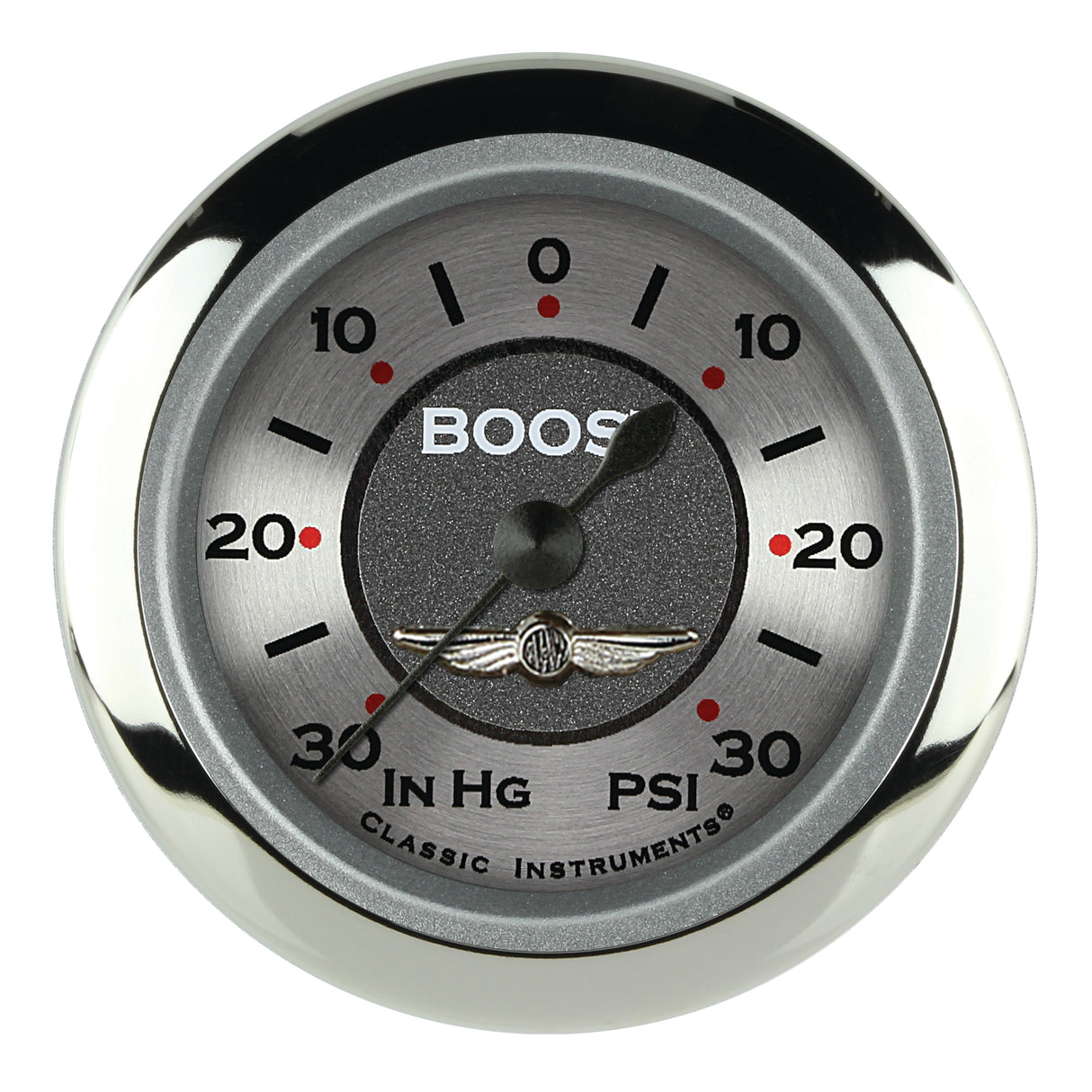 Classic Instruments All American 2 1/8" Boost/Vac Gauge - AW141SRC