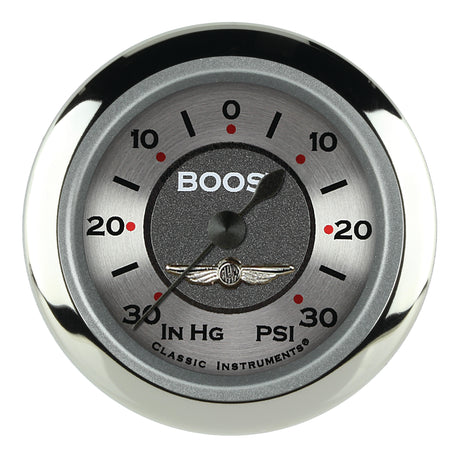 Classic Instruments All American 2 1/8" Boost/Vac Gauge - AW141SRC