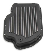 Mr Gasket Transmission Oil Pan - Black Aluminum - 9796BMRG