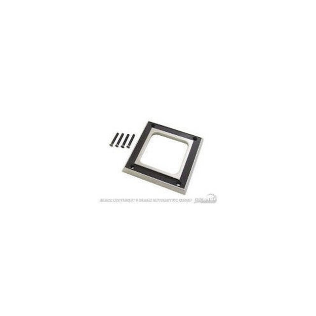 Scott Drake 64-68 3&4 Speed Deluxe Shift Bezel (Satin) - C4ZB-7262-S