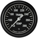 Classic Instruments Hot Rod 2-5/8" Transmission Temperature Gauge - HR327BLF