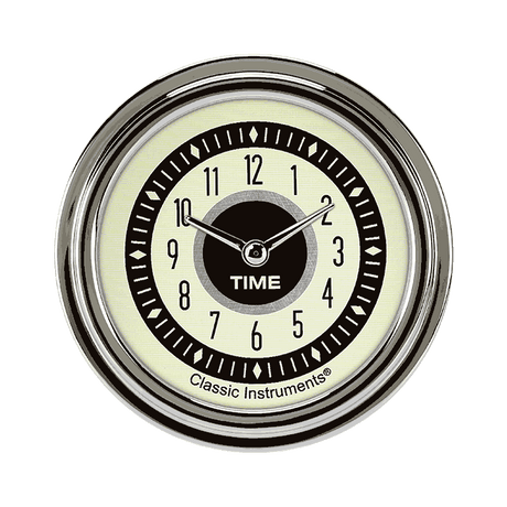 Classic Instruments Nostalgia VT 2 5/8" Clock - NT92SLC