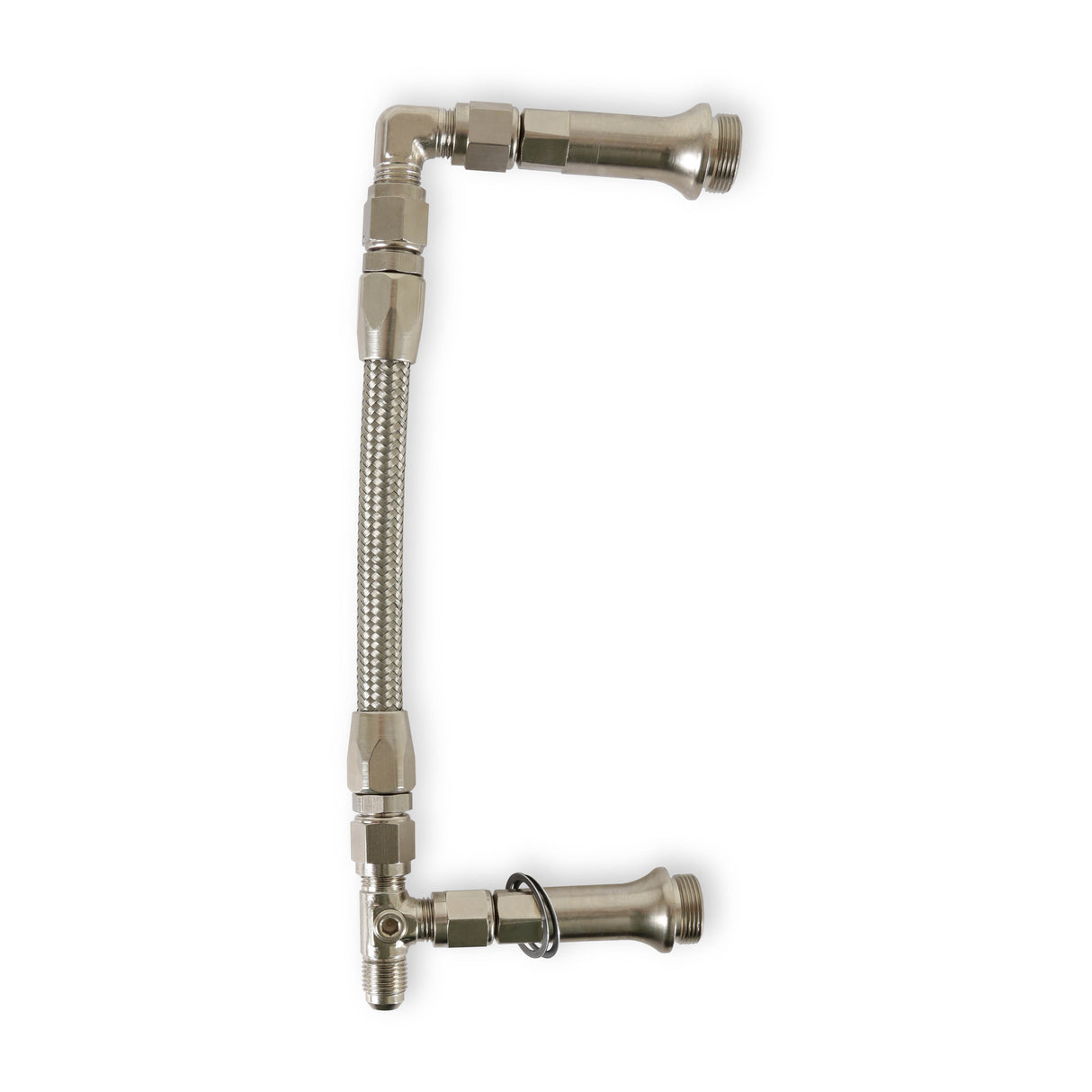 Quick Fuel SS Fuel Line #6AN Silver - 34-6000SSQFT