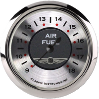 Classic Instruments All American 2-5/8" Air Fuel Ratio Gauge - AW394SRC