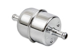 Mr Gasket Chrome Fuel Filter - Fits 5/16 Inch Hose - 9745
