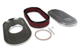 Holley 120-400 Vintage Series Oval Air Cleaner - Natural Cast