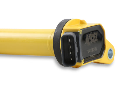 ACCEL Ignition Coil- Super Coil- Lexus/ Toyota- Individual- Yellow - 140630