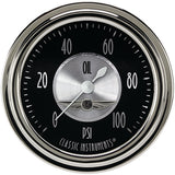 Classic Instruments All American Tradition 2 5/8" Oil Pressure Gauge - AT381SLC