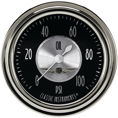 Classic Instruments All American Tradition 2 5/8" Oil Pressure Gauge - AT381SLC