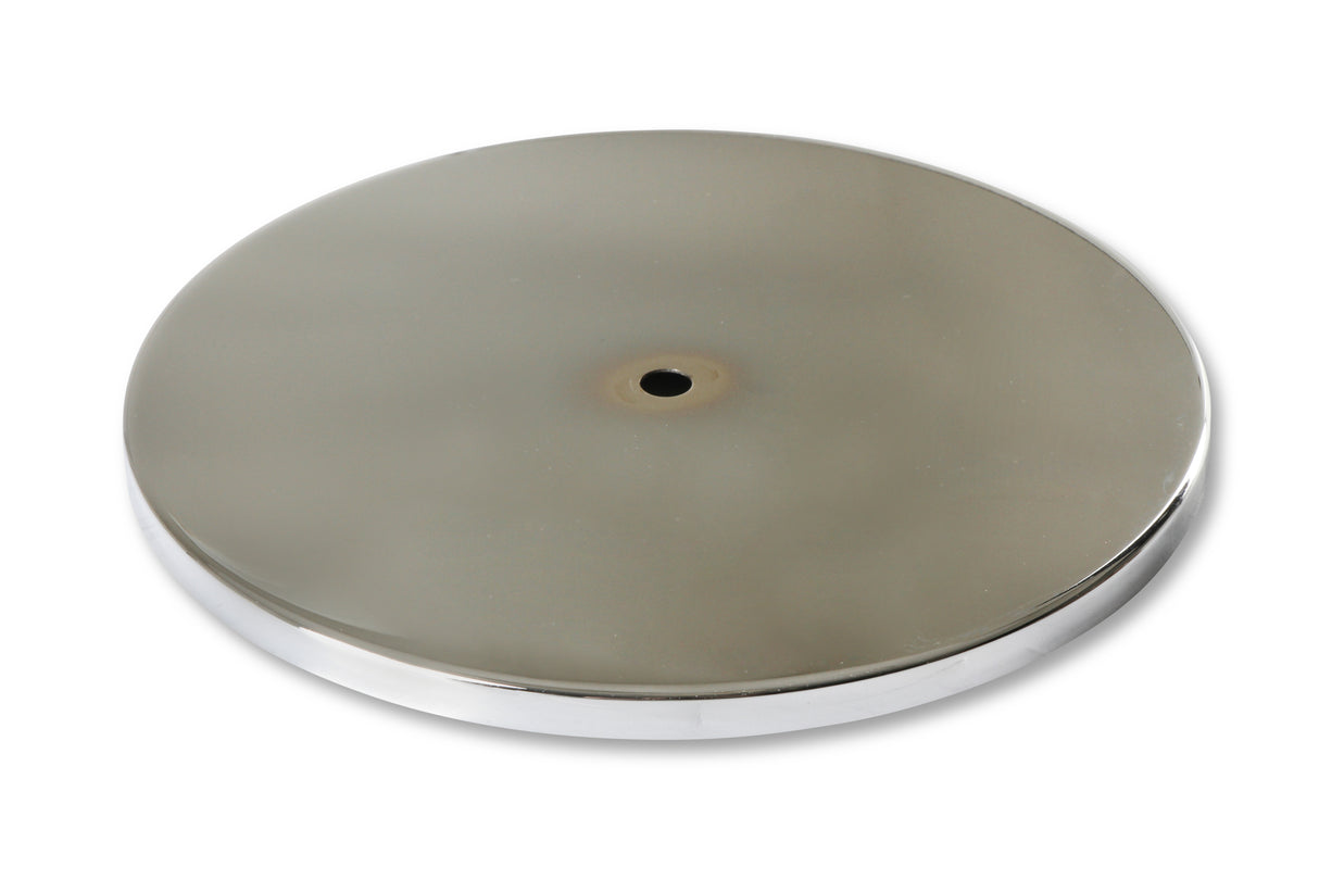 Mr Gasket Air Cleaner - 6-1/2 Inch Diameter, 2-7/16 Inch Tall - Chrome - 1485