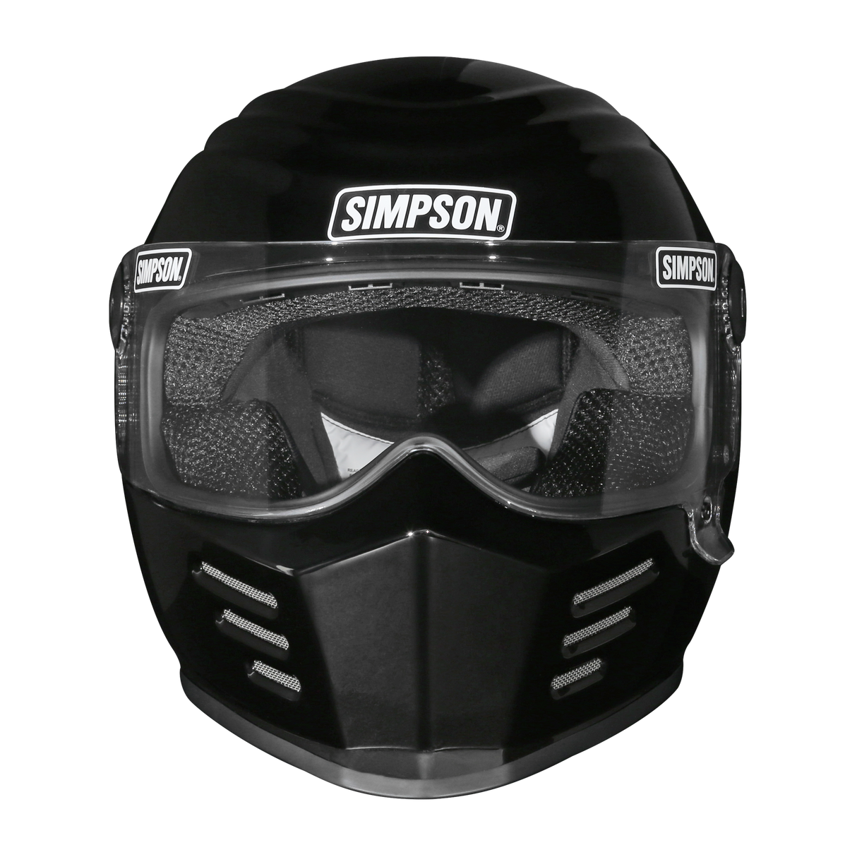 Simpson Motorcycle Outlaw Bandit 3.0 Helmet - Black XS - OB32XS