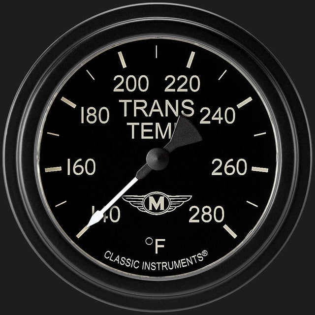 Classic Instruments Moal Bomber 2 5/8" Transmission Temperature Gauge - MA327BLF