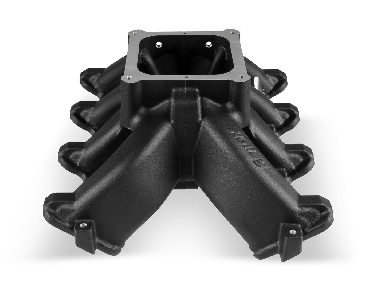 Holley 300-295BK Single Plane 4500 Carbureted Split-Design Race Intake Manifold - GM LS1/LS2/LS6