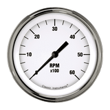 Classic Instruments WHITE HOT 3IN TACH 6000 RPM - WH60SLC