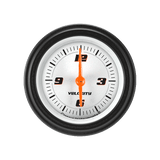 Classic Instruments Velocity White 2 1/8" Clock - VS90WBLF