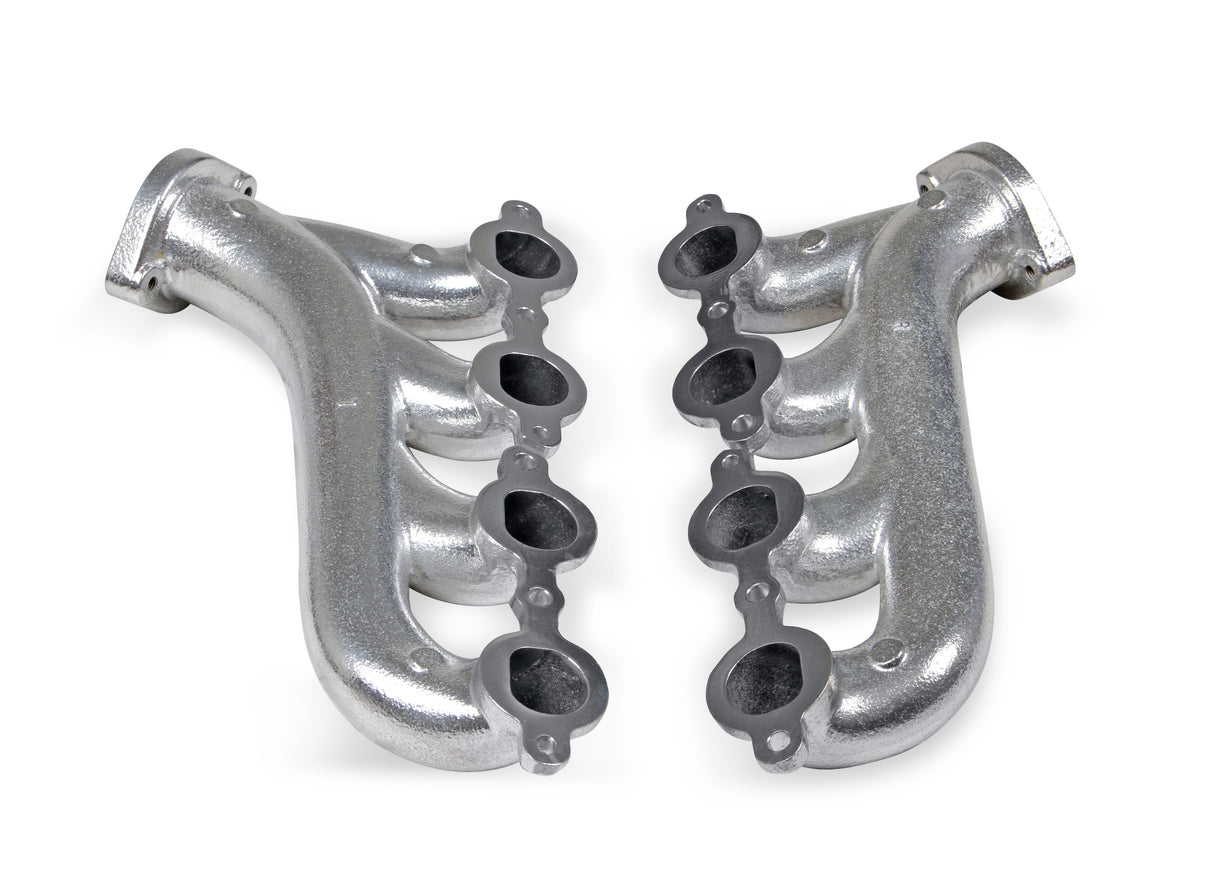 Flowtech LS Swap Exhaust Manifolds - Silver Ceramic Finish - 31730-1FLT