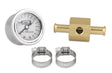 Mr Gasket Fuel Block with 0-15 PSI Liquid Filled Fuel Pressure Gauge - 1564