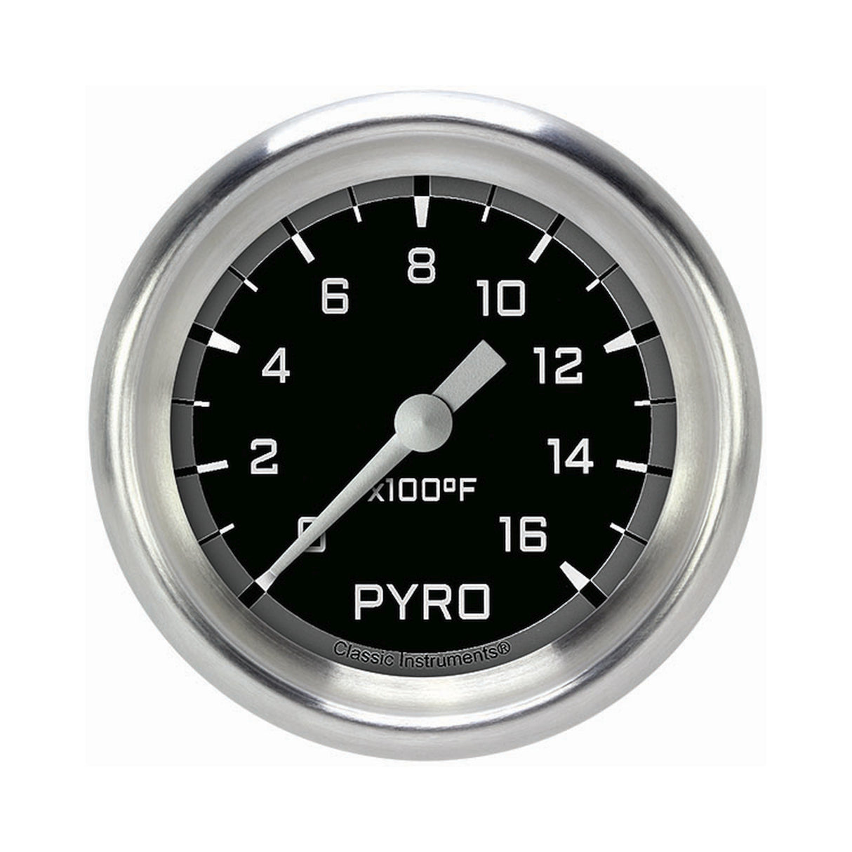 Classic Instruments Autocross Gray 2 5/8" Exhaust Gas Temp. Gauge - AX398GAPF
