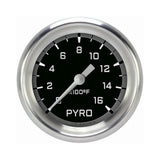 Classic Instruments Autocross Gray 2-5/8" Exhaust Gas Tempature Gauge - AX398GAPF
