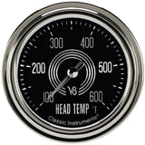Classic Instruments V8 Speedster 2-5/8" Cylinder Head Tempature Gauge - V8SR397SLC