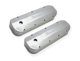 Holley 890002 Sniper Valve Cover - Fabricated Aluminum - BBC - Natural Anodized