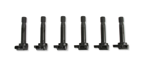 ACCEL Ignition Coil - Honda and Acura 3.0, 3.2, 3.5L, 6-cylinder, Black, 6-Pack - 140085K-6