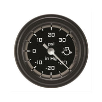 Classic Instruments Autocross Gray 2-1/8" Boost/Vacuum Gauge - AX141GBLF