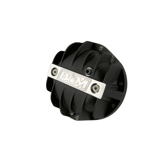 B&M Hi-Tek Aluminum Differential Cover for GM 8.875-inch 12-bolt Truck - Black - 71504