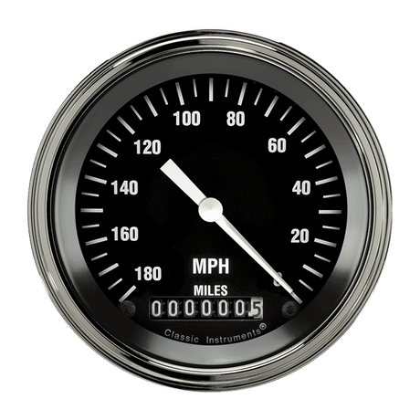 Classic Instruments Hot Rod 3 3/8" Speedometer - HC55SLF