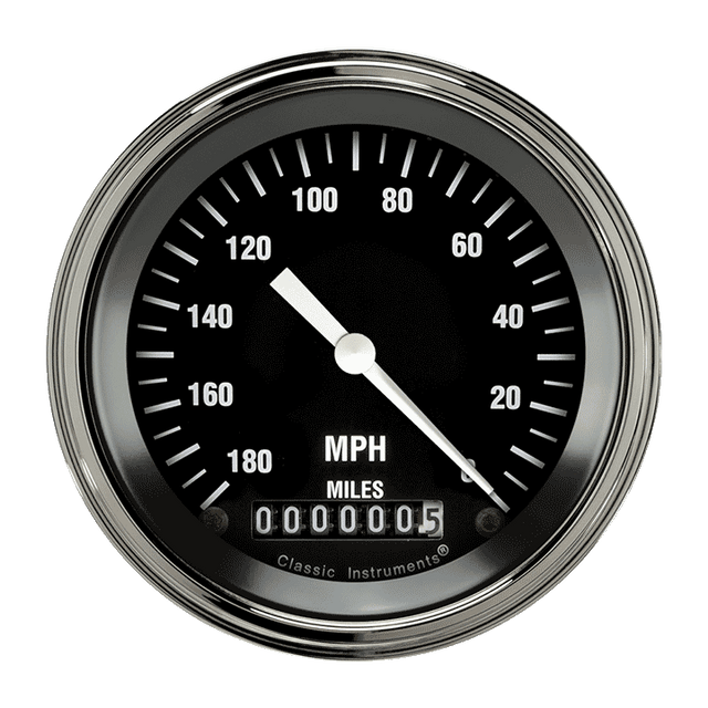 Classic Instruments Hot Rod 3 3/8" Speedometer - HC55SLF
