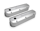 Holley 890012 Sniper Valve Cover - Fabricated Aluminum - Ford Small Block - Natural Anodized