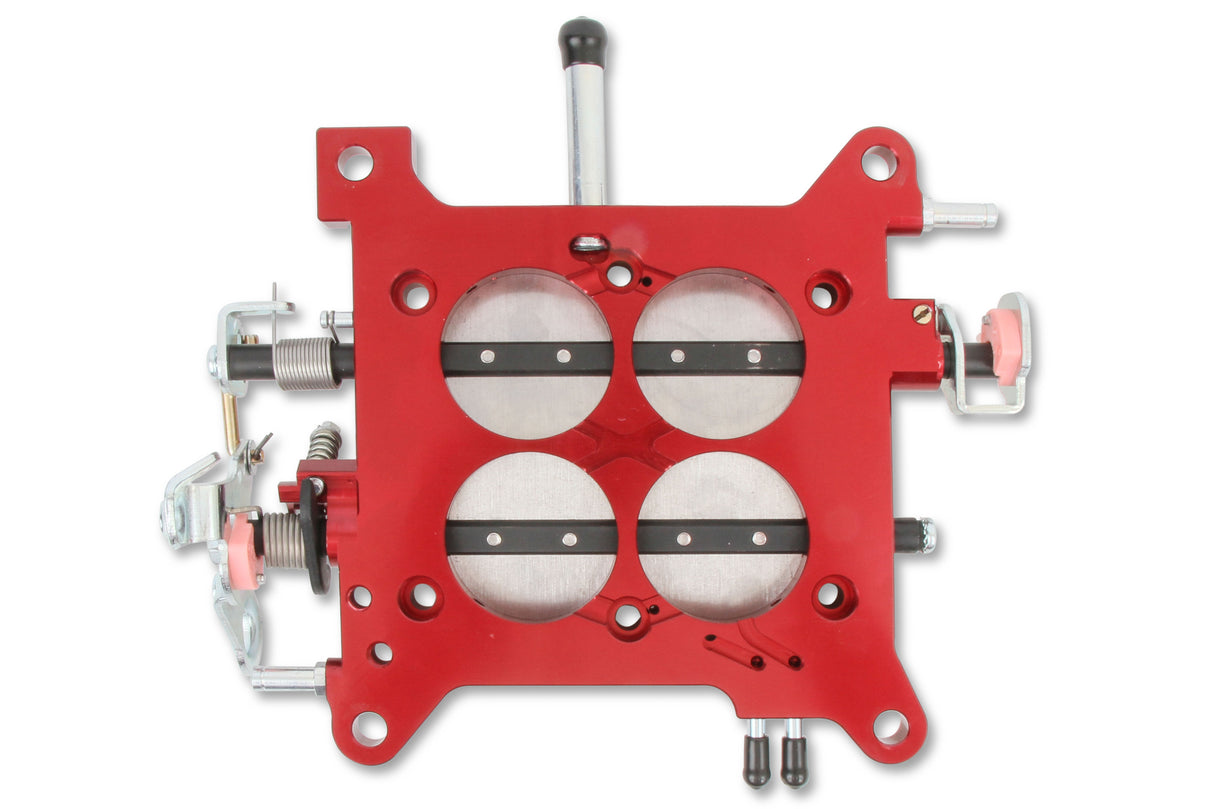 Quick Fuel Billet Throttle Body Assembly 1 3/4" Red with Steel Plates 12-850 - 12-850QFT