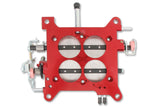 Quick Fuel Billet Throttle Body Assembly 1 3/4" Red with Steel Plates 12-850 - 12-850QFT