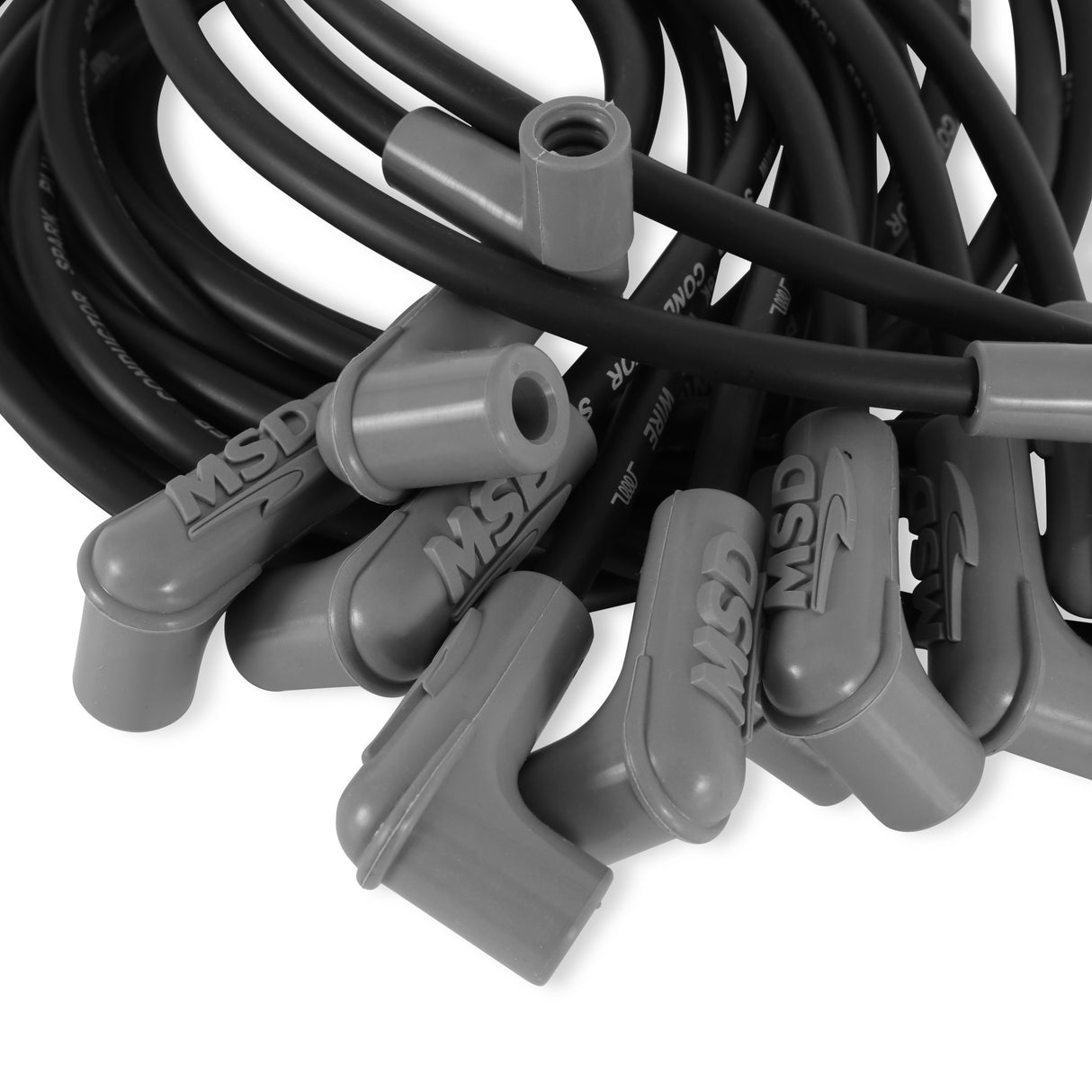 MSD Wire Set, SC Blk, BB Chevy for use with HEI Tower Cap - 35603