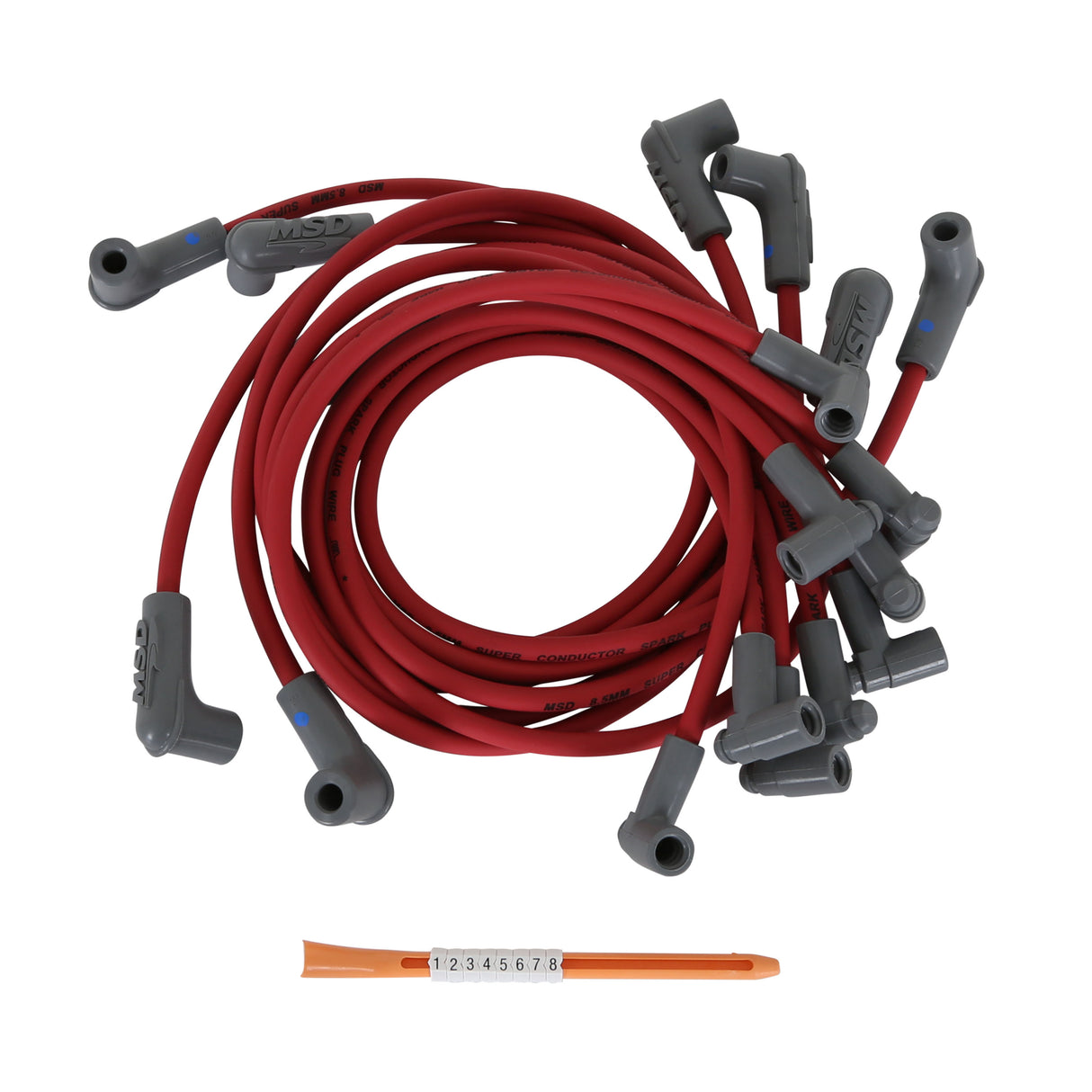 MSD Red Super Conductor Wire Set, Chevy Sprint Car - 31549