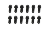 Mr Gasket Header Bolts -3/8-16 x 1 Inch Hex Head - Black Oxide - 917