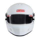 Simpson 7870051 SA2020 Devil Ray 3.0 Racing Helmet - White - XX-Large - 7870051
