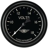 Classic Instruments Moal Bomber 2-5/8" Volt Gauge - MA330BLF