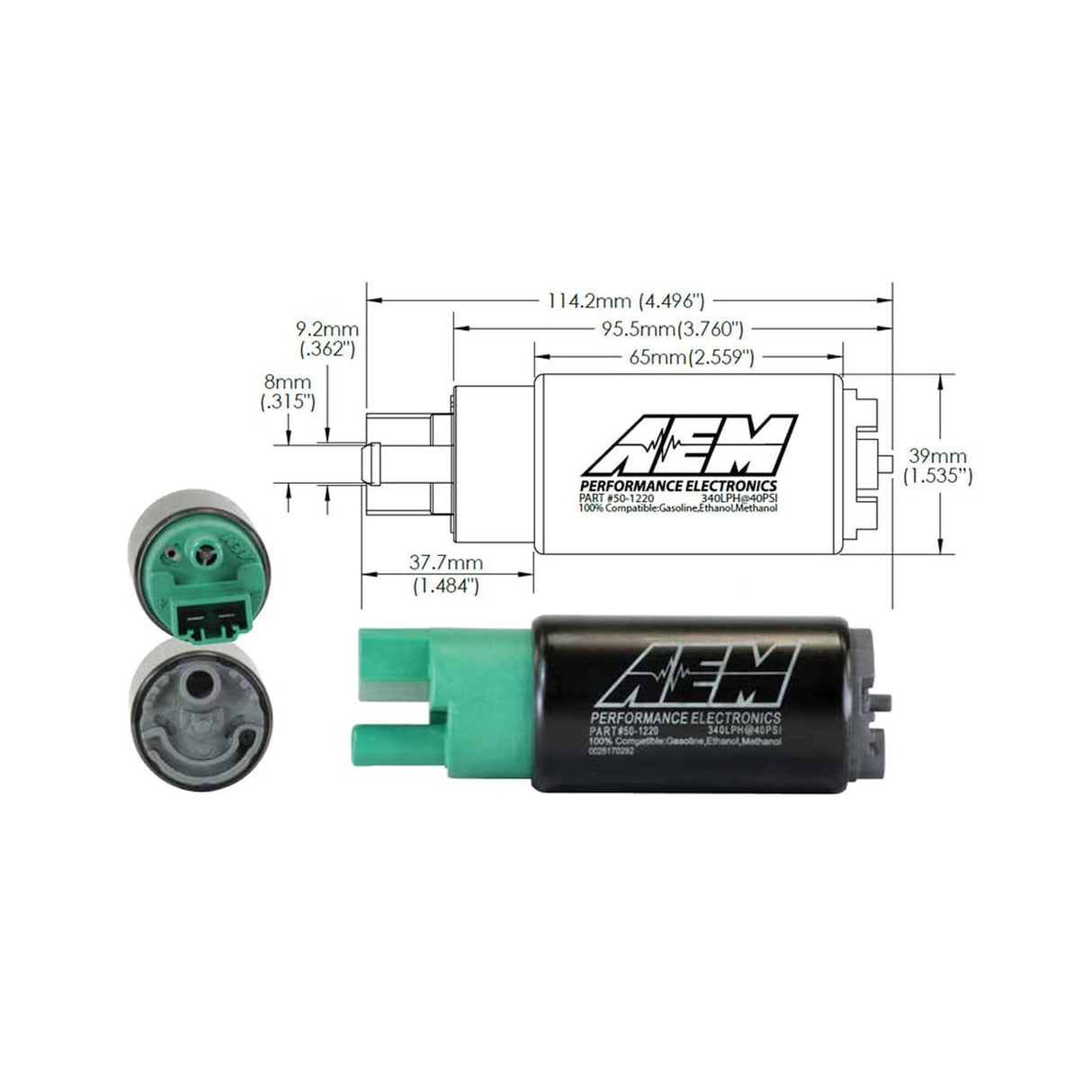 AEM High Flow In-Tank Fuel Pump - 50-1220